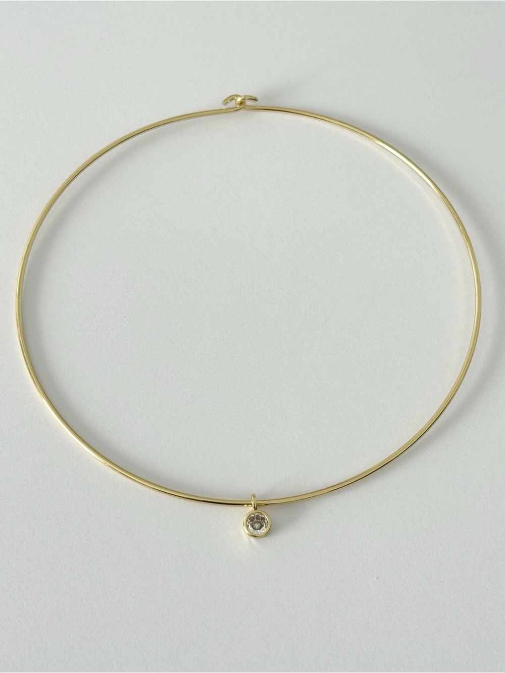 Bezel Choker Necklace